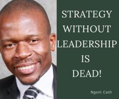 Strategy without leadership is dead